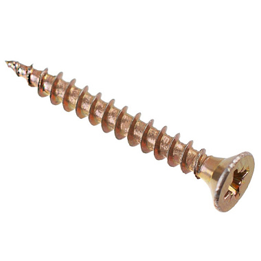 Шуруп Винтаж универсальный желтый 3*30 мм 40 шт