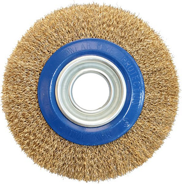 Кордщетка для точил Практика 150мм мягкая, переходники 1/2", 5/8", 3/4", 7/8", 1"  