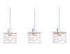 Светильник подвесной Ambrella TR8072/3 WH в стиле лофт белый E27*3 max 40W 582*120*1040*