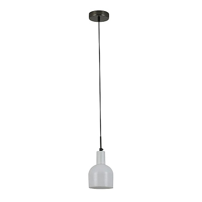 Люстра Schaffner Decoroso 9110-1P PBK+WH 1*E14 40W 11*11*80 см*