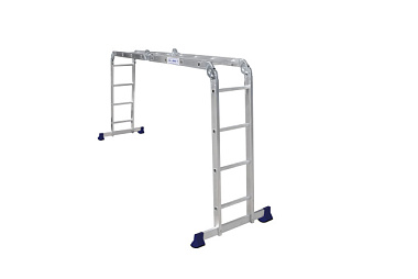 Лестница-трансформер Алюмет Стандарт TS4044 алюминиевая 4*4 нагрузка 100 кг