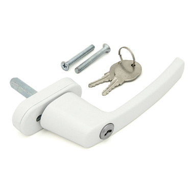 Ручка оконная Фабрика замков с замком WH ET