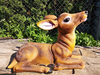 Садовая фигура Косуля лежачая 12828