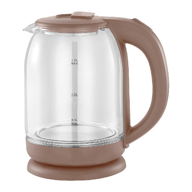 Чайник Добрыня электрический стекло бежевый 1800 Вт 1,8 л EC-115