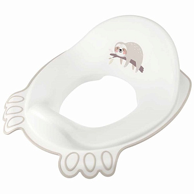 Накладка на унитаз Бытпласт детская с декором светло-бежевый 431308834
