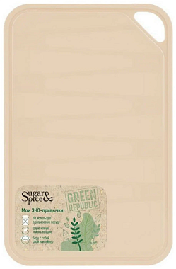 Доска разделочная Green Republic лен 290*200 мм (то) SE1498GR