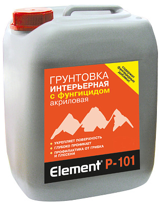 Грунтовка Element P-101 с фунгицидом 4 л 