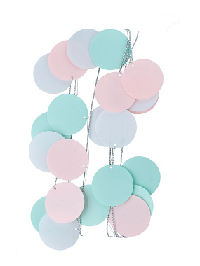Новогодняя гирлянда Феникс Present Нежные кружочки 200*3*3 см 87153**