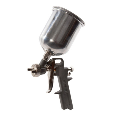 Краскопульт Quattro Elementi пневматический с верхним бачком 600 мл сопло 1,5 мм разъем Euro 770-810