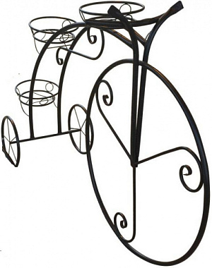 Цветочница Велосипед большой на 3 горшка 16040403