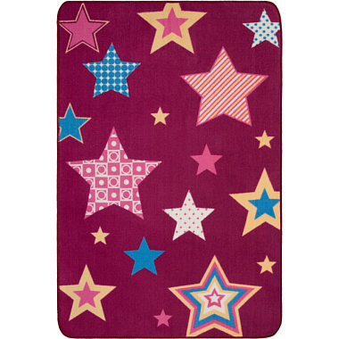 Коврик Нева Тафт Звезды детский велюр 1*1,5 м 30;32