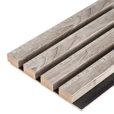 Панель МДФ 3D Line Modern L03 Ель серебристая 2,75 м