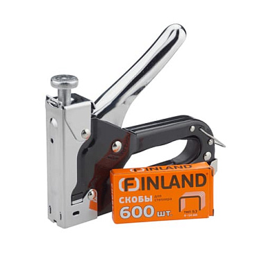 Степлер Finland металлический строительный 3 в 1 тип скобы 53 4-14 мм 2290