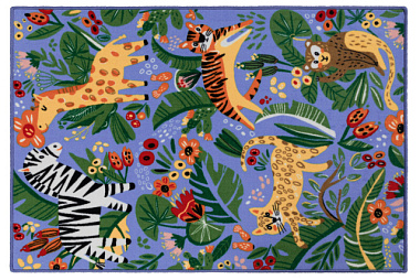 Коврик Нева Тафт Танзания детский велюр на ТПЕ 1*1,5 м 16;32