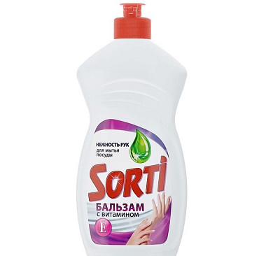 Средство для мытья посуды Sorti Бальзам с витамином Е 450 мл