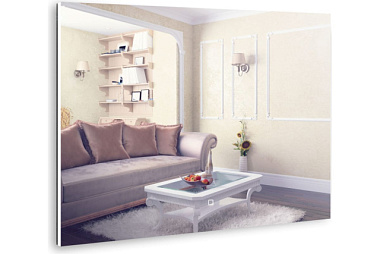 Зеркало LED Серебряные зеркала Алмина подсветка сенсорный выключатель 80*60 см  LED-00002256