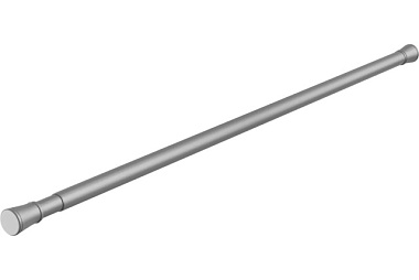 Карниз для ванной Fora металлический серый 120-220 см FOR-ROD-220IGR***