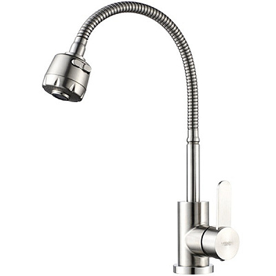 Смеситель Ledeme для кухни с гибким изливом L74304