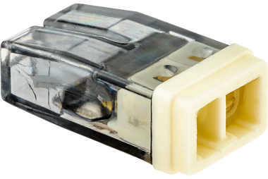 Клемма Duwi СМК-202 самозажимная с пастой прозрачная 0,5-2,5 мм² 5 шт 26728 7