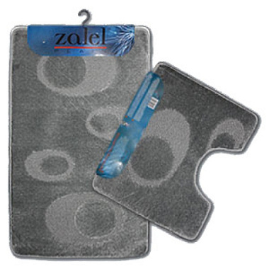 Набор ковриков Zalel 2 предмета серый 60*100 см, 50*60 см 84017/84028