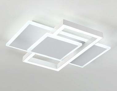 Люстра светодиодная Ambrella FA1021/3 потолочная WH белый 50W 3000K-6400K 380*345*75 ПДУ ИК