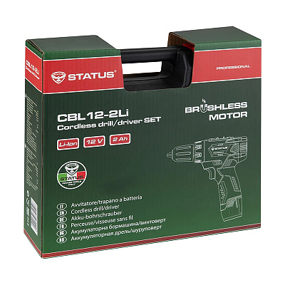 Дрель-шуруповерт Status CBL12-2LI 07126401