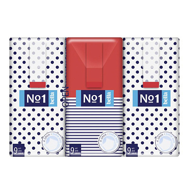 Платочки Bella №1 бумажные 4-х сл 6 шт 