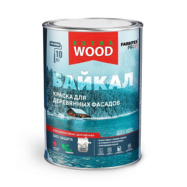 Краска Farbitex Профи Wood Extra для деревянных фасадов и интерьеров Ягель 0,75 л