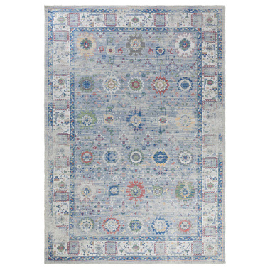 Ковер Ilonna 1*2 м AB016A GREY/BLUE