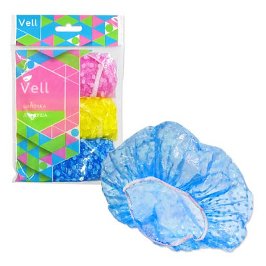 Шапочка Vell для душа 3 шт 20551