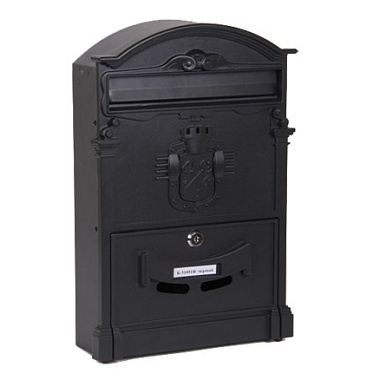 Ящик почтовый К-31091Ф ML цв. черный