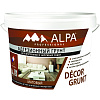Грунт Alpa Decor Grunt для внутренних и наружных работ адгезионный 15 кг
