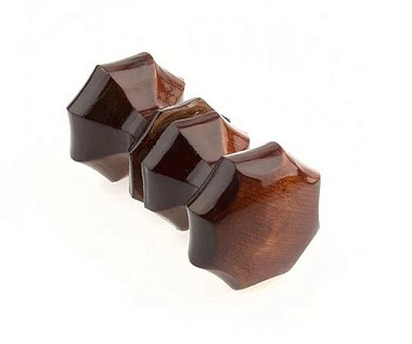 Ручка-кнопка ЙО - мокко фигурная