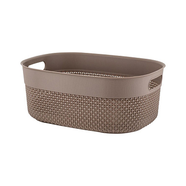 Корзина Plast Team Oslo для хранения шоколадный мокко 12 л PT135210015