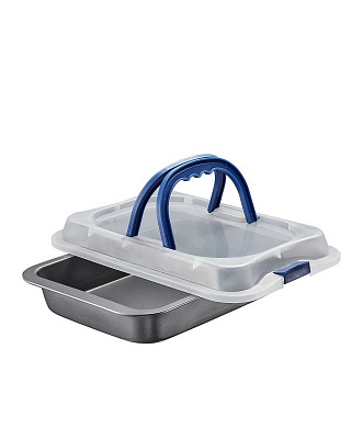 Противень Regent Inox глубокий с пластиковой крышкой 37*25*5,5 см 93-CS-EA-2-07*