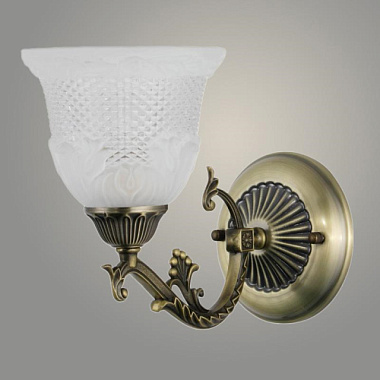 Бра Росток 74630/1W AB бронза 1*40W E27 d250 h200 GNV24 988385205