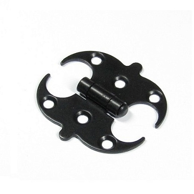 Петля НОЭЗ накладная мебельная черный матовый ПНМ-75-SL 12674