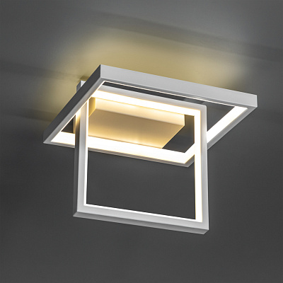 Люстра Ritter Falena потолочная светод. диммир.ДУ белый 3 режима 24Вт 9м² 250*250*215 мм 51621 1***