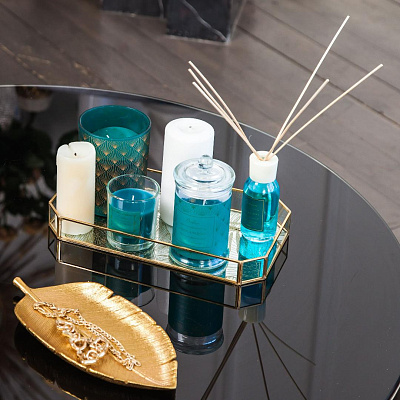 Свеча ароматическая Вещицы Basil & Neroli в стекле ARC-3