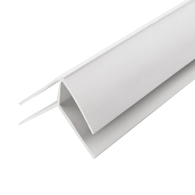 Профиль ПВХ угол наружный белый 3 м 10 мм