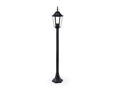 Светильник Ambrella ST2037 BK/CL уличный ландшафтный черный/прозр IP54 E27 max 40W D150*1100 ST2037*
