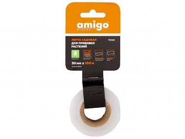 Лента прививочная Amigo прозрачная 100 м 76108