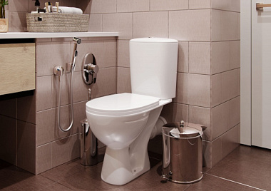 Унитаз-компакт Gesso Home de luxe Фобос c 2 ур арматурой сиденьем и болтами крепления