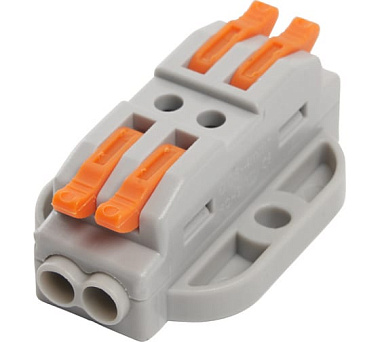 Клемма Stekker для фазных проводников 2 конт гр 0,08-2,5/4 мм 1вв/1выв 250 V 32A LD222-429 39501 