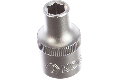 Головка Кобальт торцевая 1/2" 8 мм Cr-V 643-019***