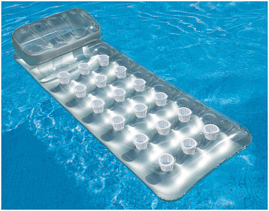 Матрас Intex Солнечный 18 карманов серебристый 58894