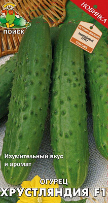 Огурец Поиск Хрустляндия F1 А ЦВ 12 шт