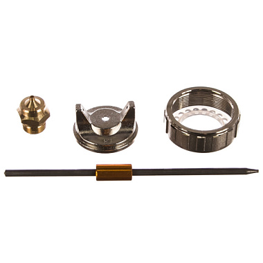 Ремкомплект Matrix для краскораспылителя 4 предмета: сопло 1,8 мм + игла + форсунка + зажим сопла