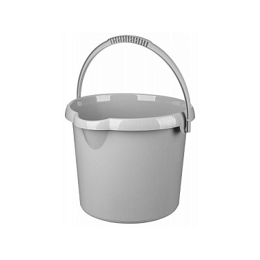 Ведро Homver Etna круглое серый 12 л 2212182