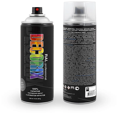 Аэрозоль Decorix Ral Professional эмаль сигнальный серый RAL 7008 520 мл 0138-7004 DX